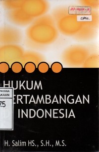 Hukum Pertambangan Indonesia