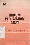 Hukum Perjanjian Adat