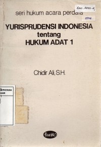 Yurisprudensi Indonesia tentang Hukum Adat 1