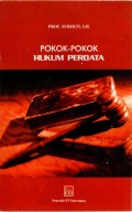 POKOK-POKOK HUKUM PERDATA