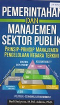 Pemerintahan dan Manajemen Sektor Publik