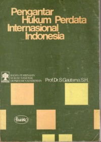 Pengantar Hukum Perdata Internasional Indonesia