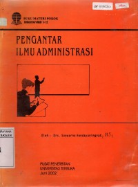 Pengantar Ilmu Administrasi