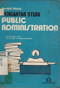 Pengantar Studi Public Administration