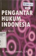 Pengantar Hukum Indonesia