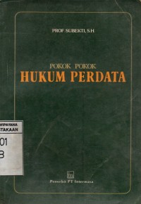 Pokok-Pokok Hukum Perdata