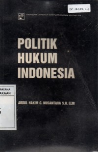 Politik Hukum Indonesia