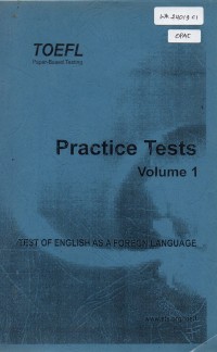 Practice Test Volume 1; Test of English As A Foregn Language