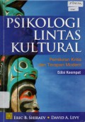 Psikologi Lintas Kultural : Pemikiran Kritis dan Terapan Modern