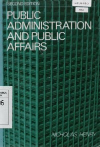 Public Administration And Public Affairs