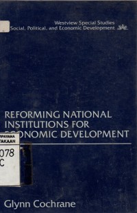 Reforming National Institutions For Economic Development