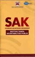 STANDAR AKUNTANSI KEUANGAN : Entitas Tanpa Akuntabilitas Publik