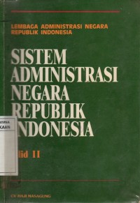 Sistem Administrasi Negara Republik Indonesia