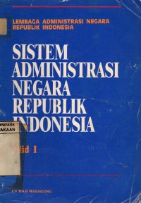 Sistem Administarsi Negara Republik Indonesia