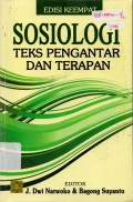 Sosiologi Teks Pengantar dan Terapan