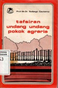 TAFSIRAN UNDANG-UNDANG POKOK AGRARIA