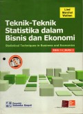 Teknik-Teknik Statistika Dalam Bisnis dan Ekonomi