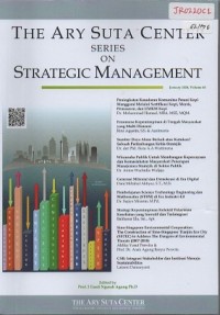 The Ary Suta Center series on Strategic Management, January 2020, Volume 48