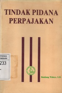 Tindak Pidana Perpajakan