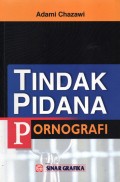 Tindak Pidana Pornografi