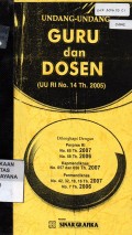 Undang-undang Guru Dan Dosen