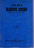 A TEXT BOOK OF MACHINE  DESIGN