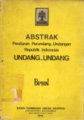 Abstrak : Peraturan Perundang-Undangan Republik Indonesia