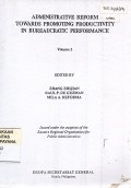 Administrative Reform Towards Promoting Productivity In Bureaucratic Performance