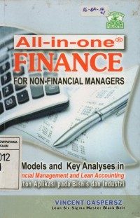 Finance For Non - Financial Managers 18 Models and Key Analyses in