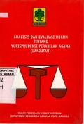 Analisis dan Evaluasi hukum tentang Yurisprudensi Peradilan Agama