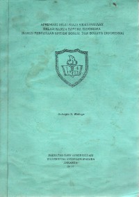 Apresiasi Nilai-Nilai Kemanusiaan Dalam Karya Sastra Indonesia (Bahan Pengayaan Sistem Sosial Dan Budaya Indonesia)