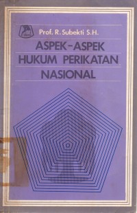 Aspek-Aspek Hukum Perikatan Nasional 1