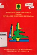 Analisis Dan Evaluasi Hukum Tentang Aspek-Aspek Hukum Kepariwisataan