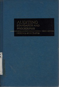 Auditing Standards And Procedures