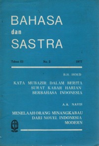 Bahasa dan Sastra