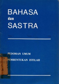 Bahasa dan Sastra