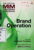 The Official MIM Academy Coursebook Brand Operation