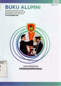 Buku Alumni Wisuda Sarjana Ke-57; Program Magister Ke-21; Program Doktor Ke-5 (18 Oktober 2018)