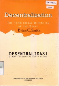 Decentralization: The Territorial Dimension of the State