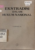 Ekstradisi Dalam Hukum Nasional