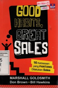 Good Habits Great Sales