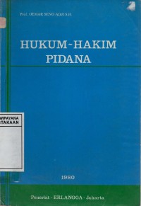 Hukum-Hakim Pidana