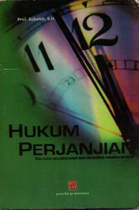 Hukum Perjanjian (Perjanjian Pada Umumnya)