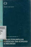 Hukum Perkumpulan Perseroan Dan Koperasi Di Indonesia
