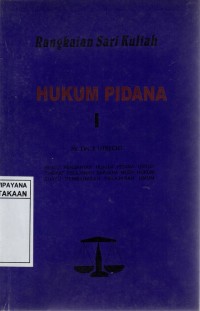 Hukum Pidana I