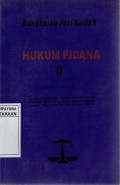 Hukum Pidana II