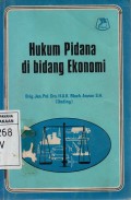 Hukum Pidana Di Bidang Ekonomi