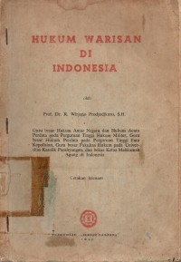 Hukum Warisan Di Indonesia