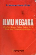 Ilmu Negara (Dilengkapi dengan Undang-Undang No. 43 Tahun 2008 Tentang Wilayah Negara)