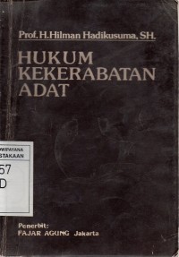 Hukum Kekerabatan Adat